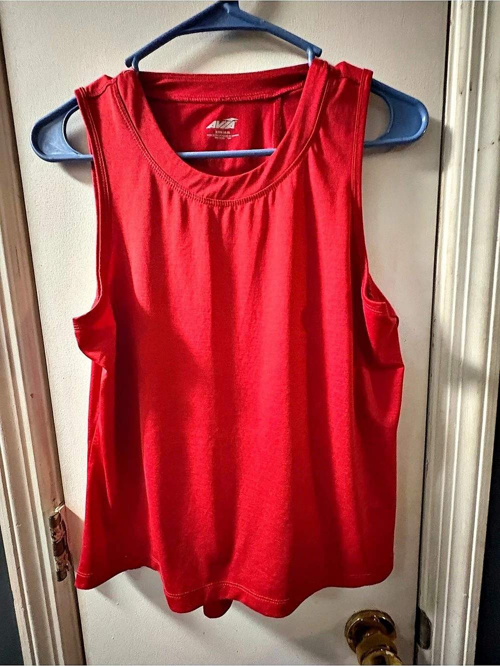 Avia Red Athletic Tank Top Size Small Like New